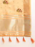 Ethnic Motifs Zari Woven Design Banarasi Saree