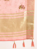 Ethnic Motifs Zari Woven Design Banarasi Saree
