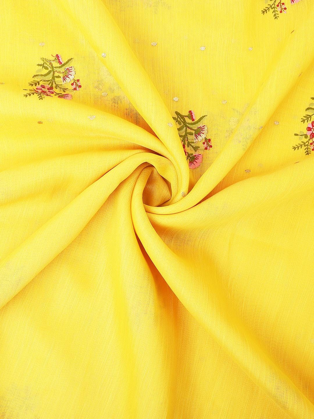 Ethnic Motifs Zari Woven Design Banarasi Saree