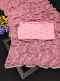 Ethnic Motifs Zari Woven Design Banarasi Saree