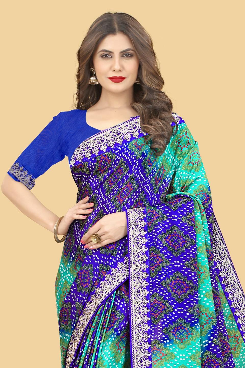 Ethnic Motifs Zari Woven Design Banarasi Saree