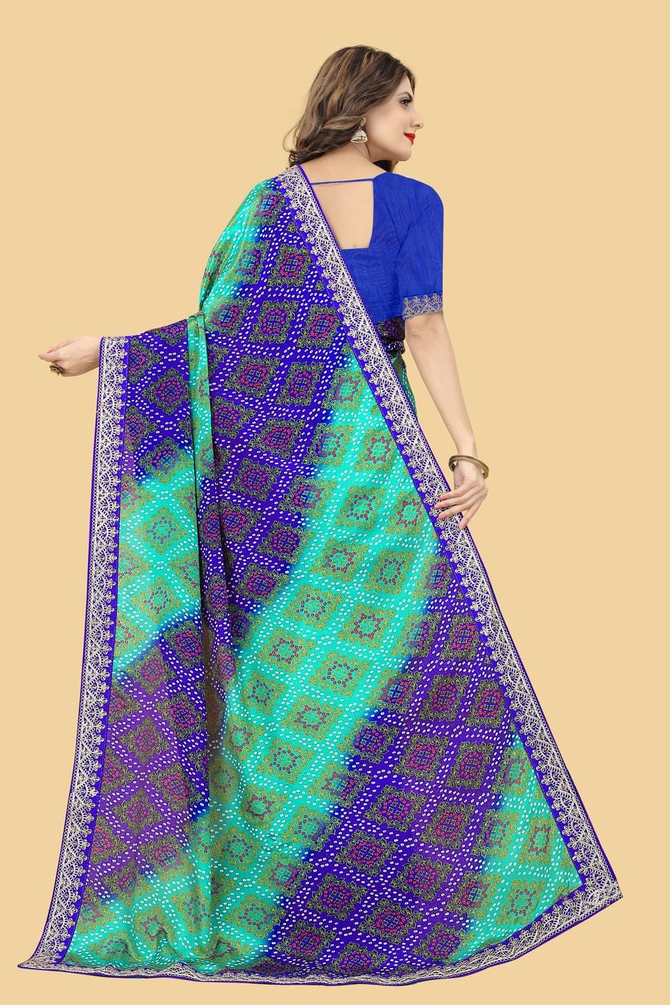 Ethnic Motifs Zari Woven Design Banarasi Saree