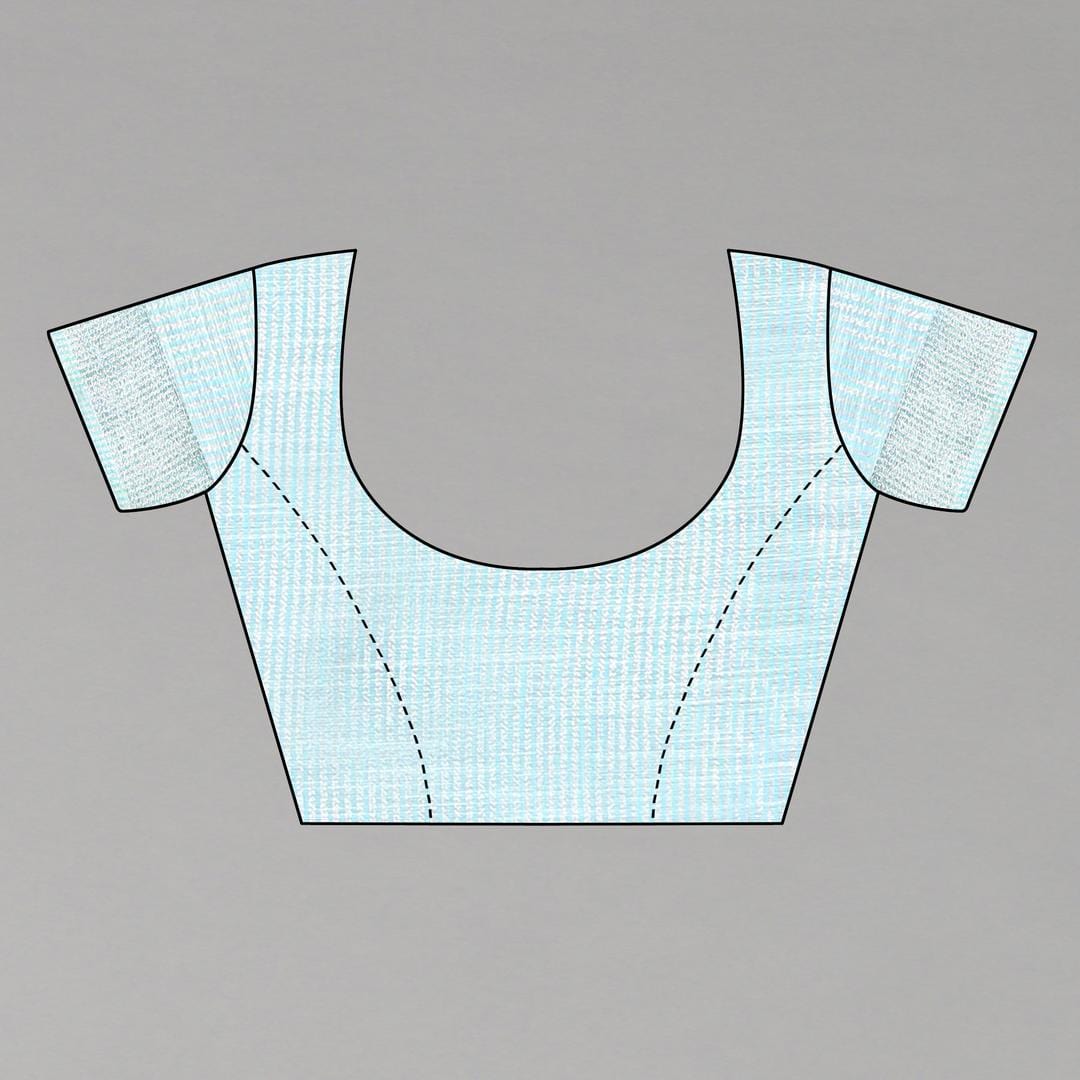 Ethnic Motifs Zari Woven Design Banarasi Saree