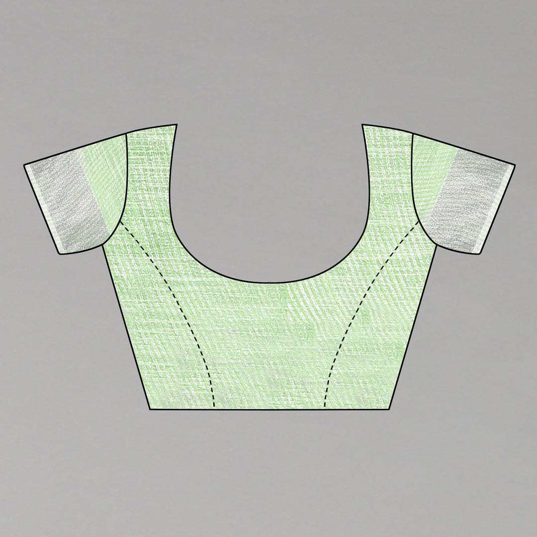 Ethnic Motifs Zari Woven Design Banarasi Saree