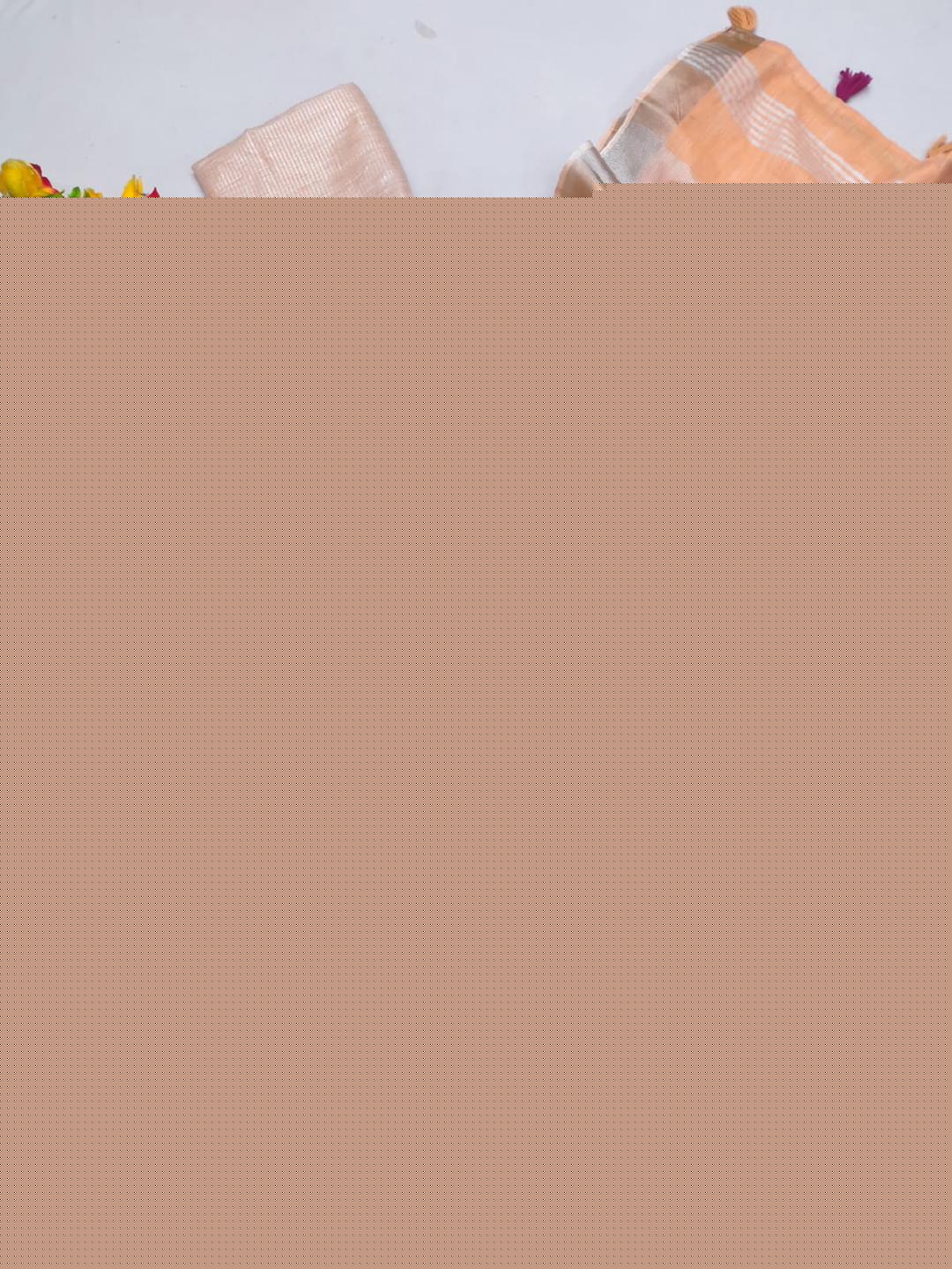 Ethnic Motifs Zari Woven Design Banarasi Saree