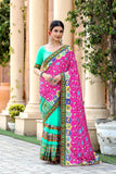 Ethnic Motifs Zari Woven Design Banarasi Saree