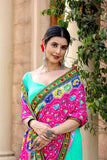 Ethnic Motifs Zari Woven Design Banarasi Saree