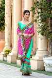 Ethnic Motifs Zari Woven Design Banarasi Saree