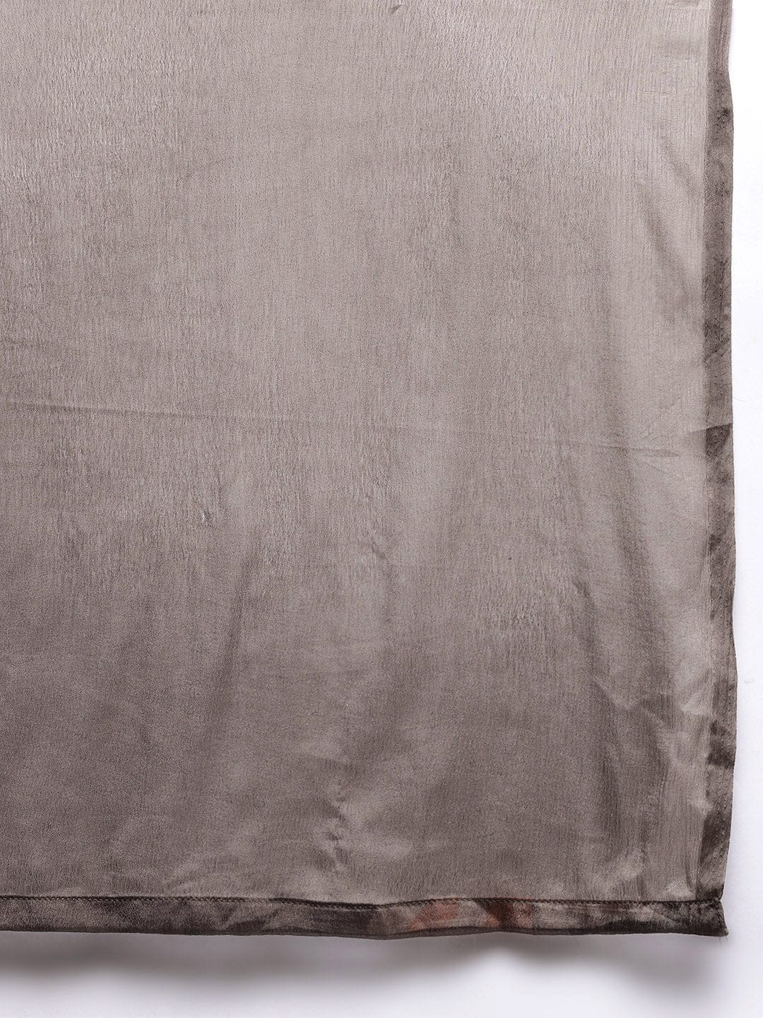 Varanga Women Grey Floral Printed Beads and Stones Embellished Straight Kurta with Trousers and Dupatta