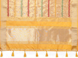 Ethnic Motifs Zari Woven Design Banarasi Saree