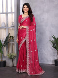 Ethnic Motifs Zari Woven Design Banarasi Saree