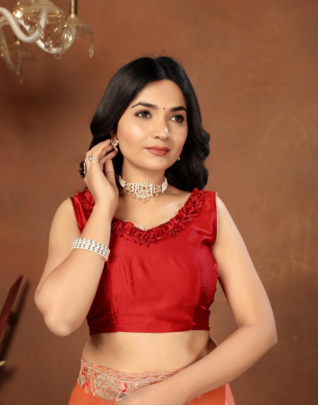 Ethnic Motifs Zari Woven Design Banarasi Saree