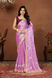 Ethnic Motifs Zari Woven Design Banarasi Saree