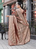 Varanga Multi Cotton Blend Banarasi Saree