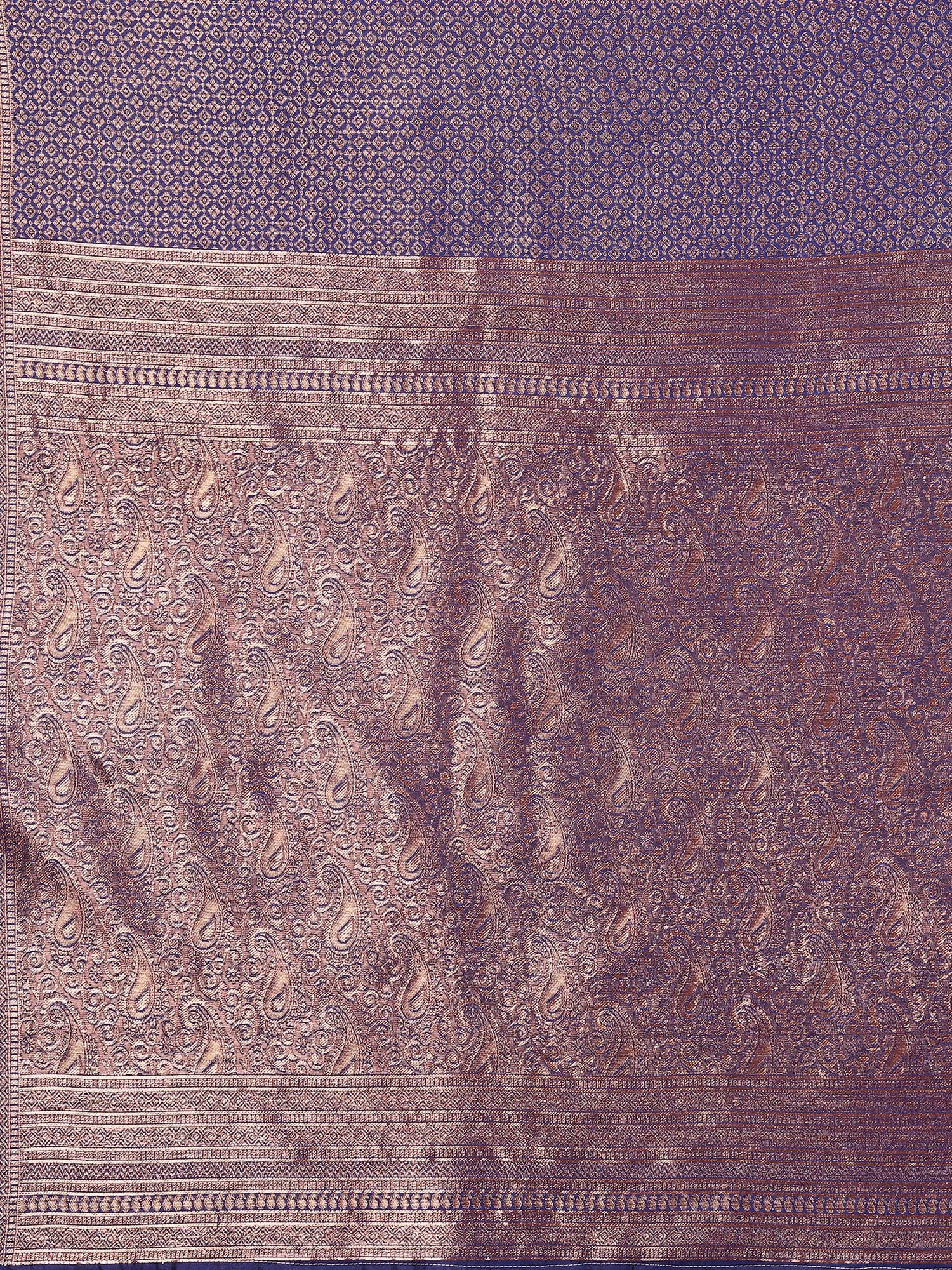 Varanga Women Banarasi Saree With Blouse Piece