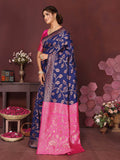 Varanga Women Banarasi Saree With Blouse Piece