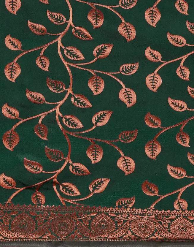 Varanga Women Banarasi Saree With Blouse Piece