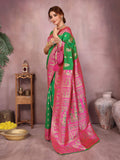 Varanga Women Banarasi Saree With Blouse Piece