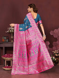 Varanga Women Banarasi Saree With Blouse Piece