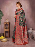 Varanga Women Banarasi Saree With Blouse Piece