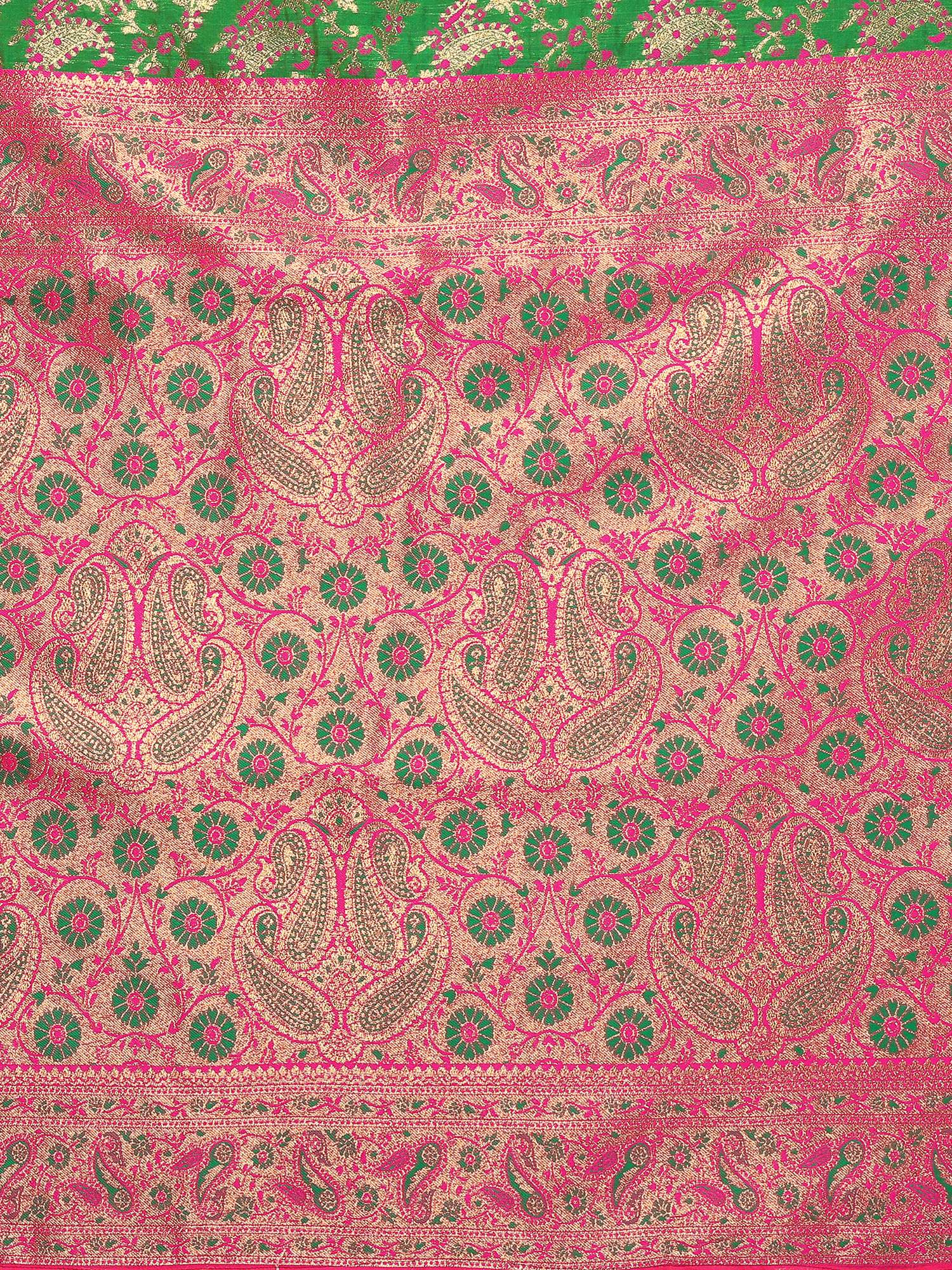 Varanga Women Banarasi Saree With Blouse Piece