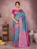 Varanga Women Banarasi Saree With Blouse Piece