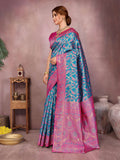 Varanga Women Banarasi Saree With Blouse Piece