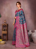Varanga Women Banarasi Saree With Blouse Piece