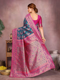 Varanga Women Banarasi Saree With Blouse Piece