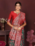 Varanga Women Banarasi Saree With Blouse Piece