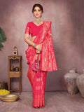 Varanga Women Banarasi Saree With Blouse Piece