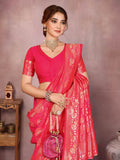 Varanga Women Banarasi Saree With Blouse Piece