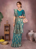 Varanga Women Banarasi Saree With Blouse Piece