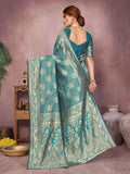 Varanga Women Banarasi Saree With Blouse Piece