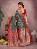 Varanga Women Banarasi Saree With Blouse Piece