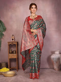 Varanga Women Banarasi Saree With Blouse Piece