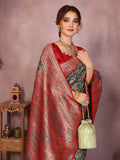 Varanga Women Banarasi Saree With Blouse Piece