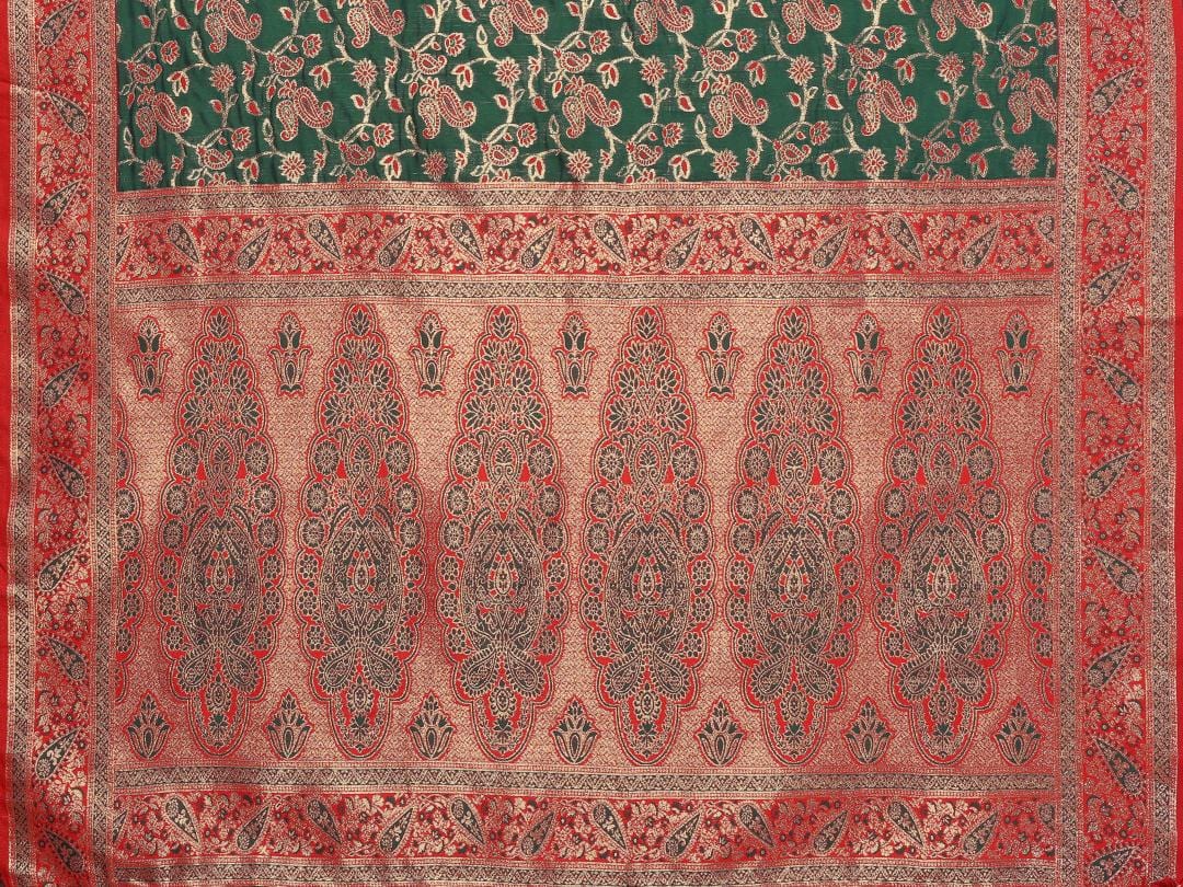 Varanga Women Banarasi Saree With Blouse Piece