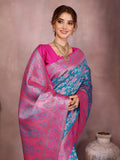Varanga Women Banarasi Saree With Blouse Piece