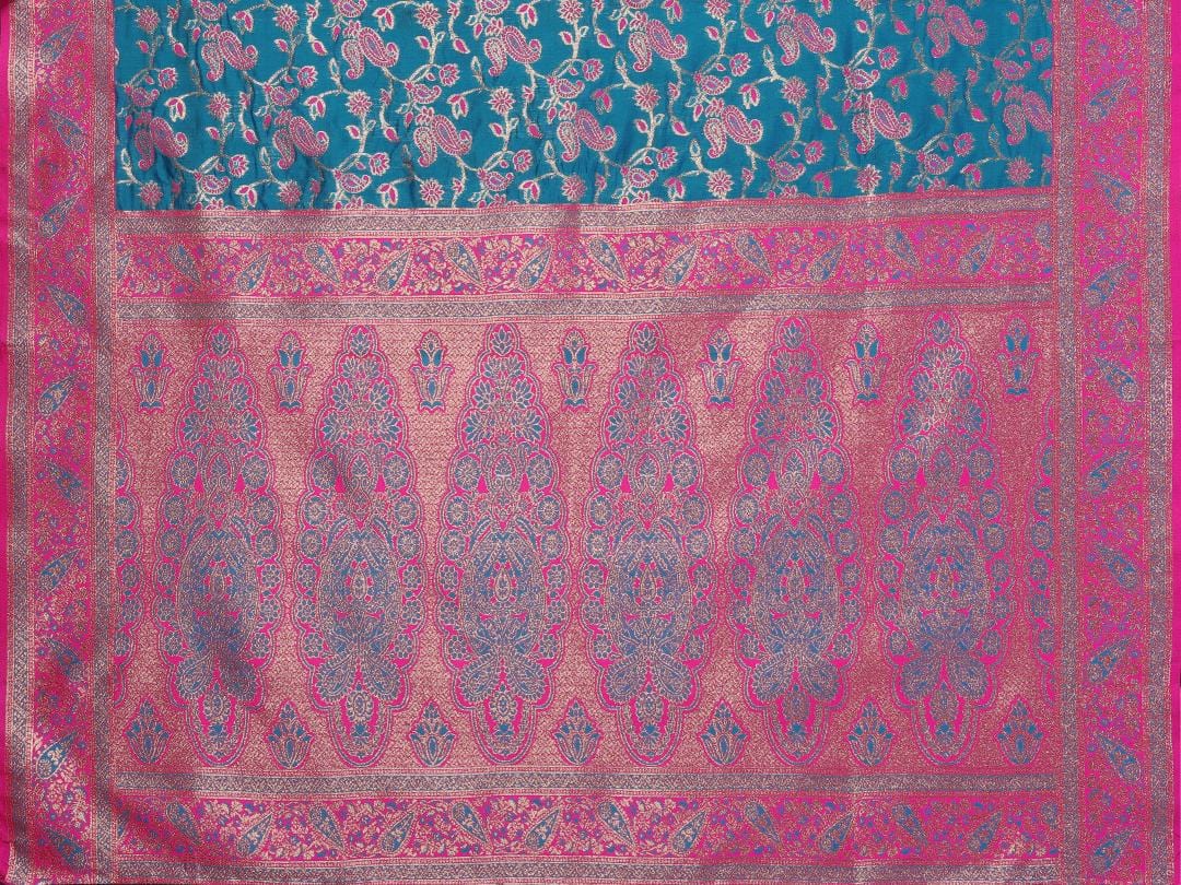 Varanga Women Banarasi Saree With Blouse Piece