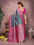Varanga Women Banarasi Saree With Blouse Piece