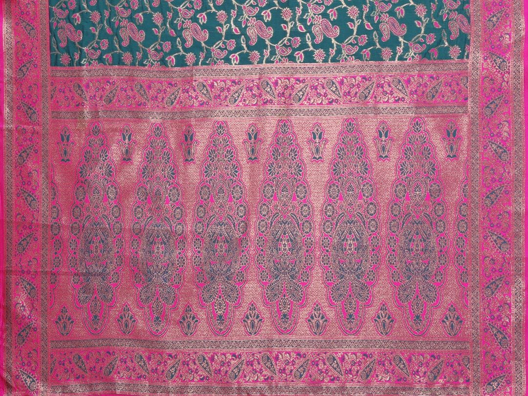 Varanga Women Banarasi Saree With Blouse Piece