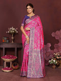 Varanga Women Banarasi Saree With Blouse Piece