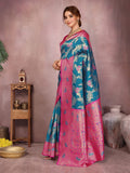Varanga Women Banarasi Saree With Blouse Piece