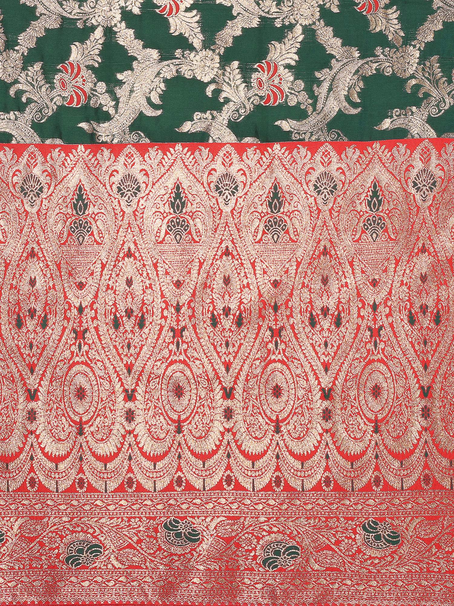Varanga Women Banarasi Saree With Blouse Piece