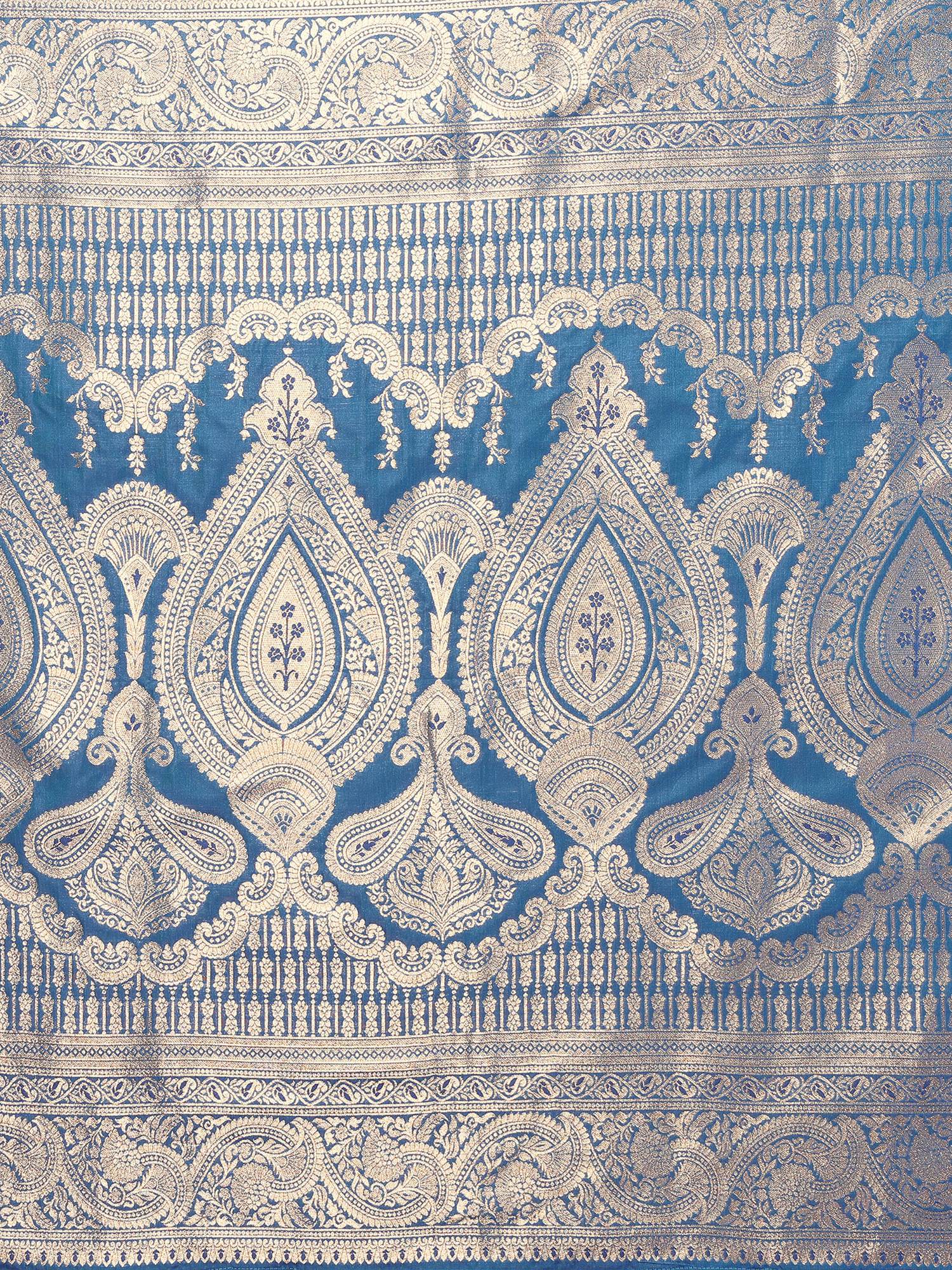 Varanga Women Banarasi Saree With Blouse Piece
