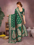 Varanga Women Banarasi Saree With Blouse Piece