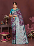 Varanga Women Banarasi Saree With Blouse Piece