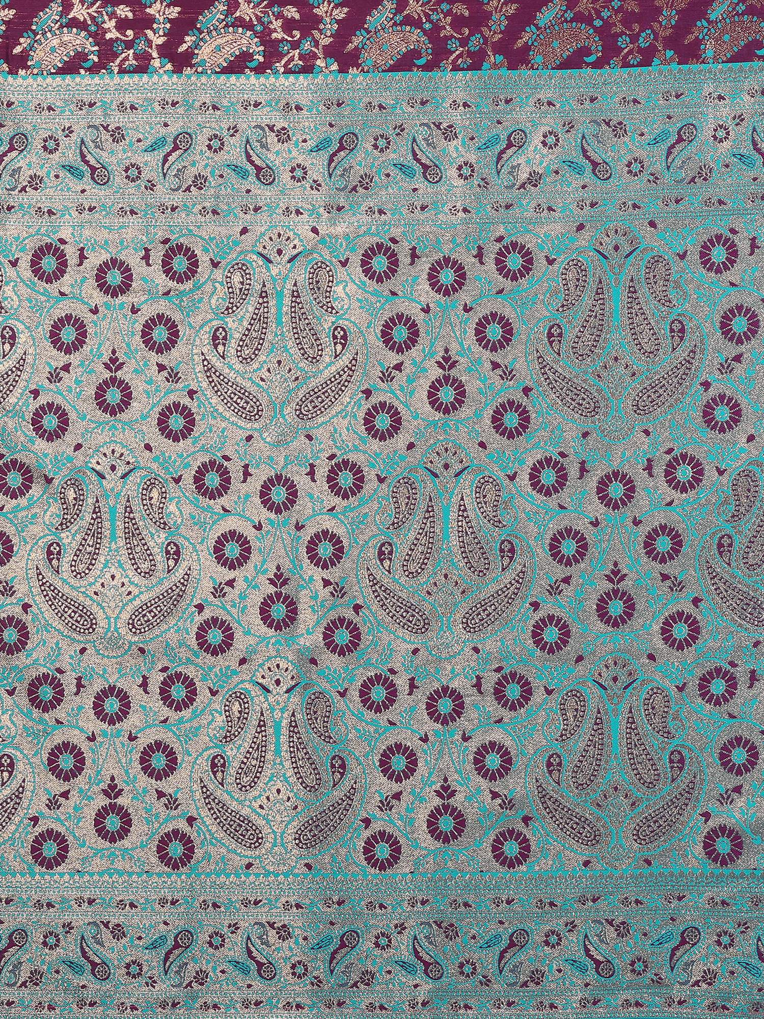 Varanga Women Banarasi Saree With Blouse Piece