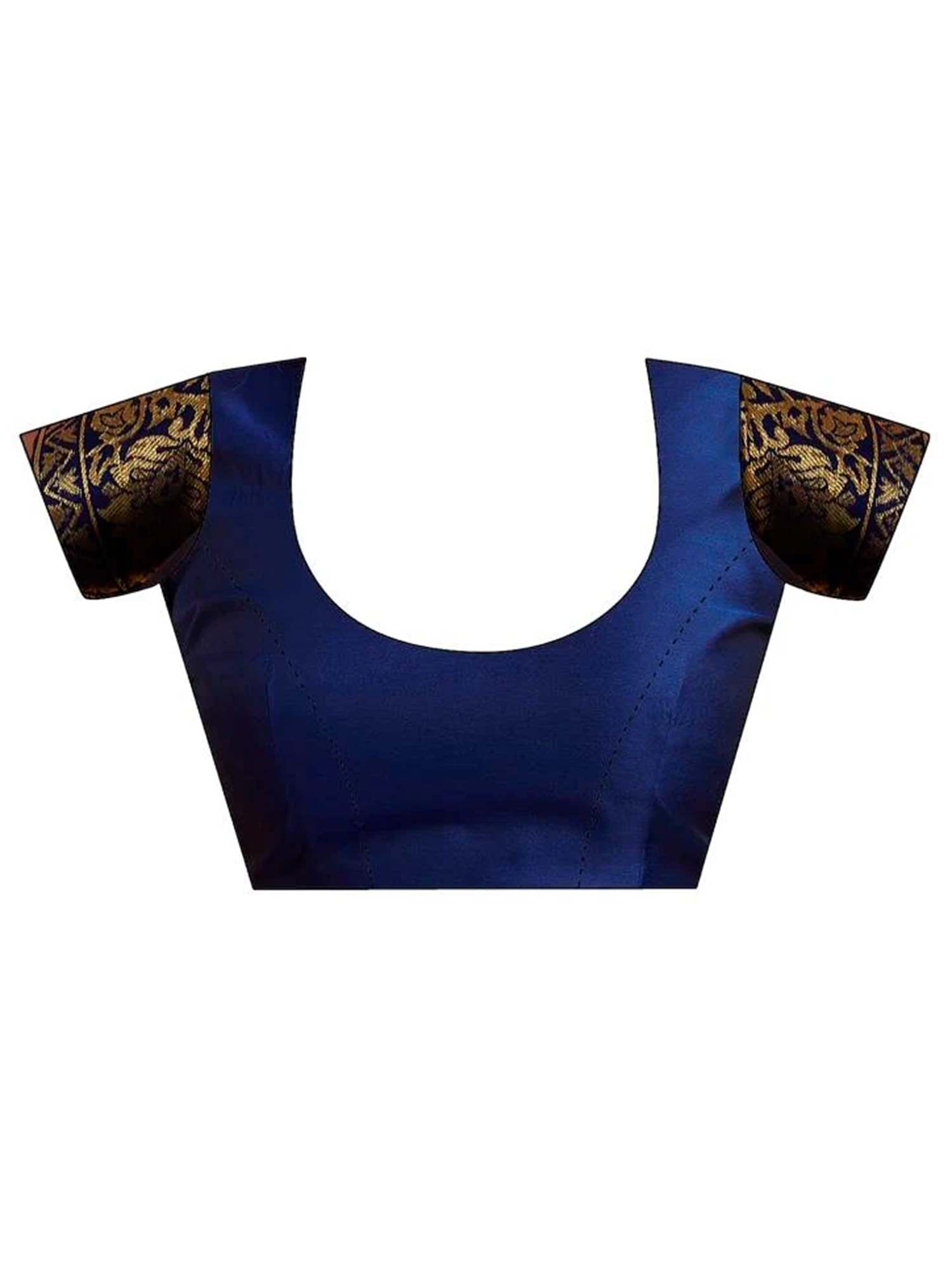 Varanga Women Banarasi Saree With Blouse Piece